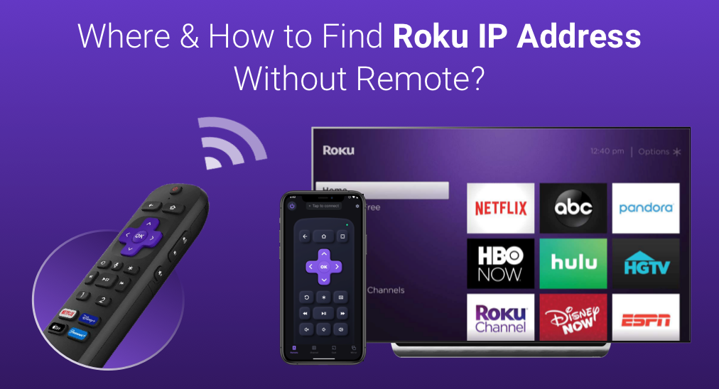 where is the ip address on a roku ip-tv